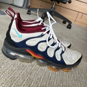 Nike Air VaporMax Plus Platinum Midnight Navy Men's Size 9
